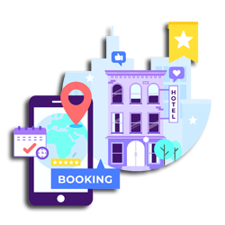 Get hotel room booking application
